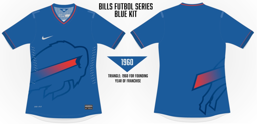 Bills Sublimated Soccer Concept Blank – Two in the Box